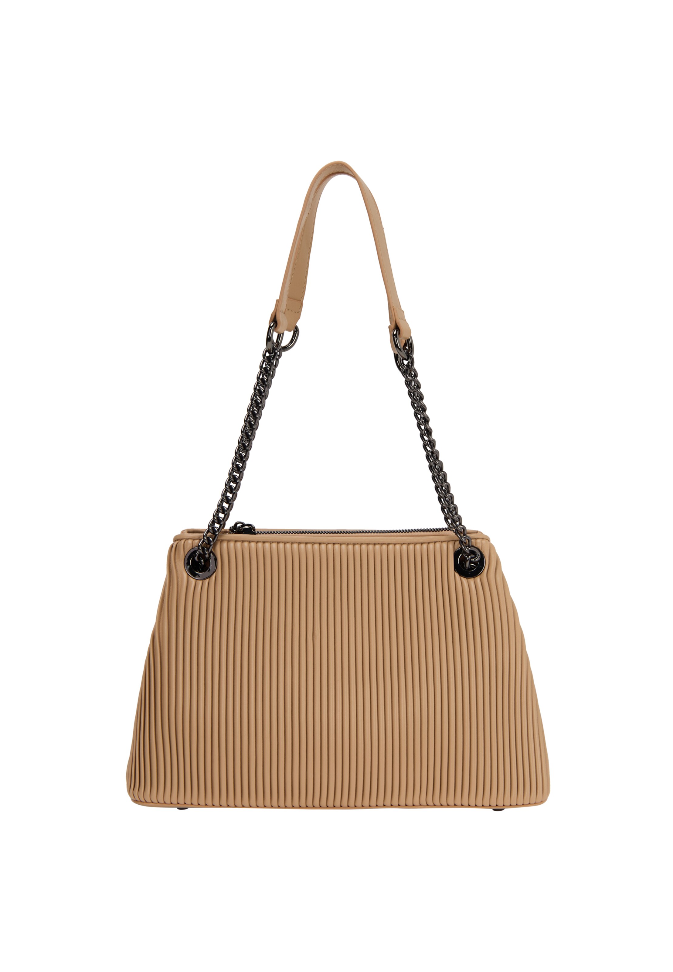 faina - Mala de ombro em bege: frente