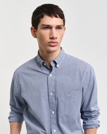 GANT Regular Fit Businesshemd in Blau