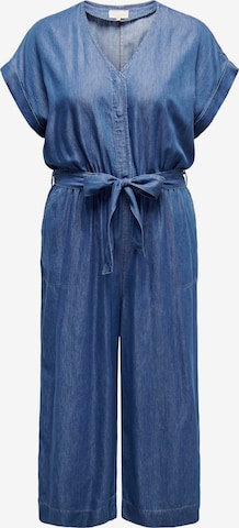 ONLY Carmakoma Jumpsuit in Blauw: voorkant