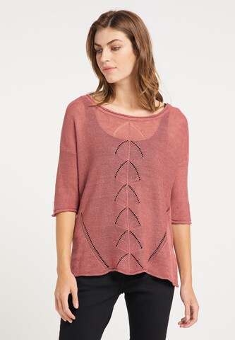 Pull-over Usha en rose : devant