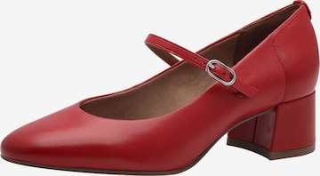 Escarpins Tamaris en rouge : devant