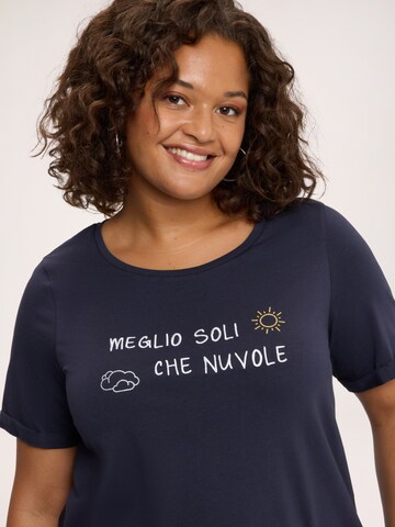 Fiorella Rubino - Camiseta en azul