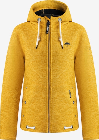 Schmuddelwedda Fleece jacket in Yellow: front