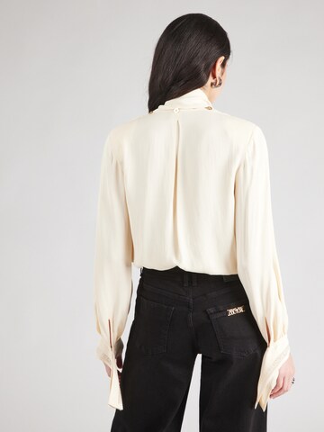 Body a camicia di Elisabetta Franchi in beige