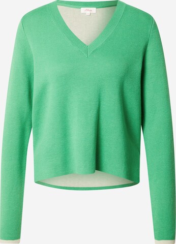 Pull-over s.Oliver en vert : devant