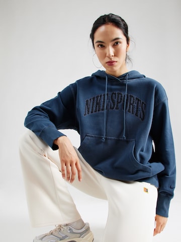 Nike Sportswear Mikina 'PHNX FLC' – modrá: přední strana