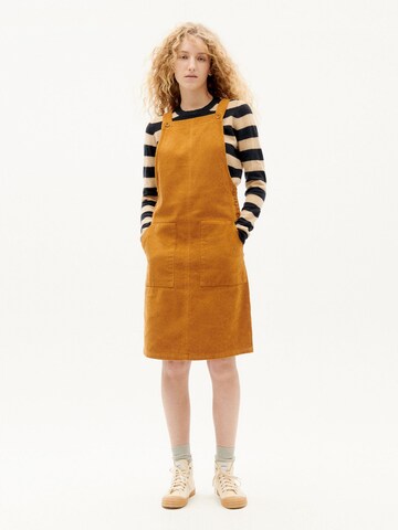 Thinking MU Dress ' Bell Dress ' in Yellow: front