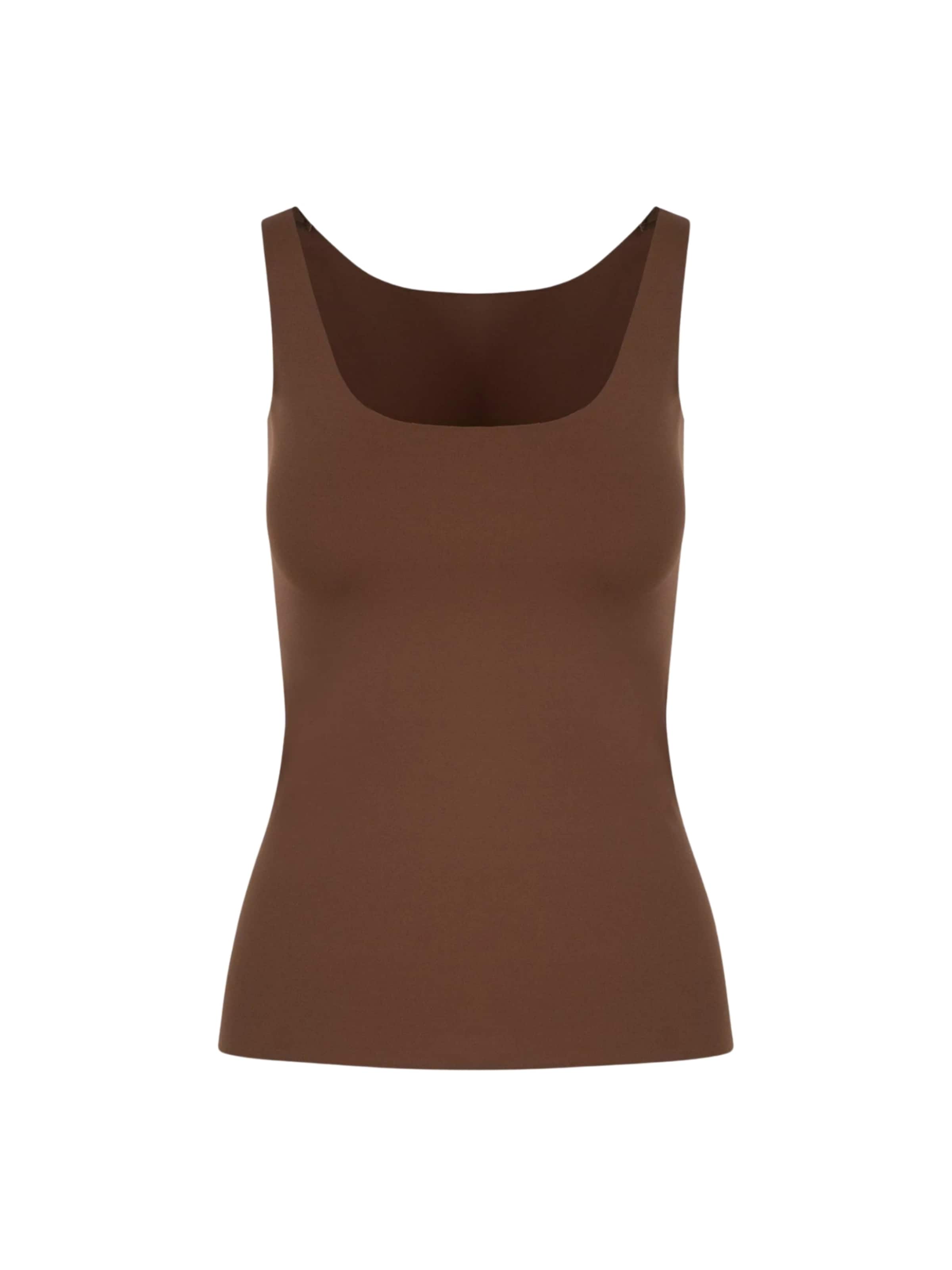 Coster Copenhagen - Top ' VIDA ' en marrón: frente