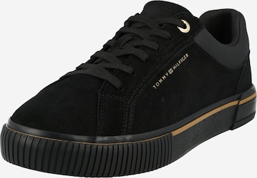 TOMMY HILFIGER Platform trainers in Black: front