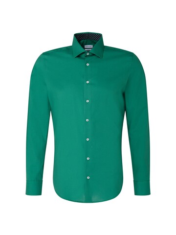 SEIDENSTICKER Slim fit Business Shirt in Green: front