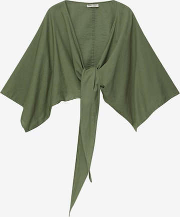 Pull&Bear Bluse i grønn: forside