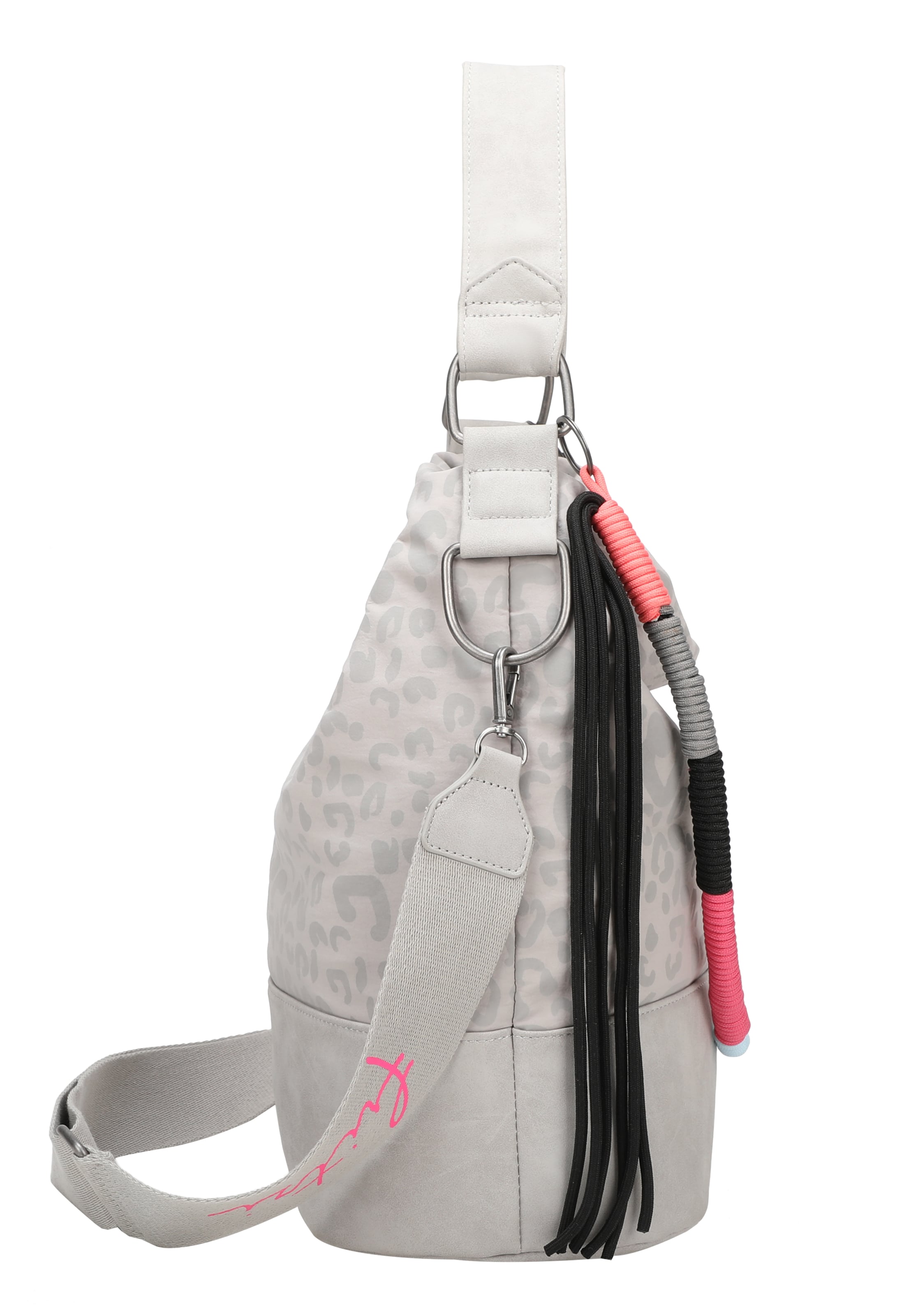 Fritzi aus Preußen Shoulder bag 'Olga Limited Leo Rainbow' in Beige