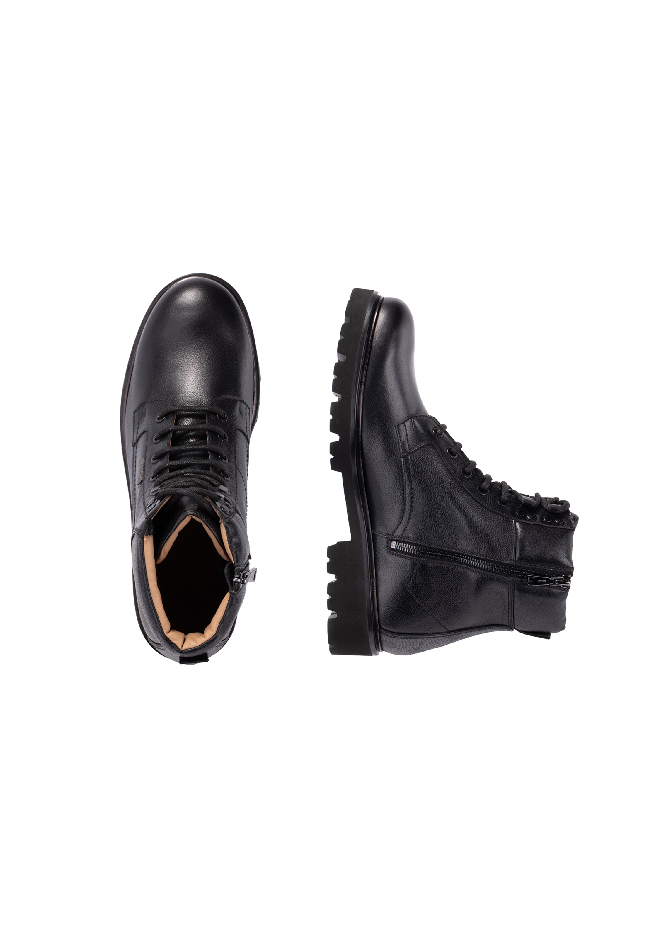 JOOP! Lace-Up Boots in Black