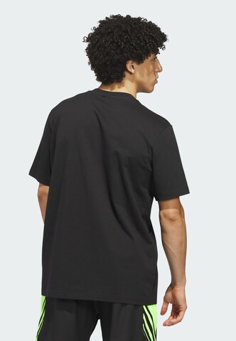 T-Shirt fonctionnel 'Basketball Graphic' ADIDAS PERFORMANCE en noir