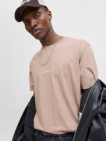 JACK & JONES Футболка 'JORNORREBRO' в Коричневый