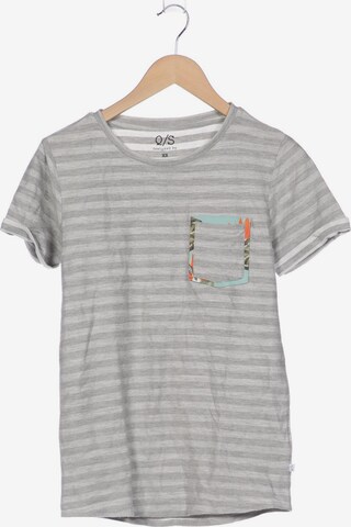 QS T-Shirt XS in Grau: predná strana