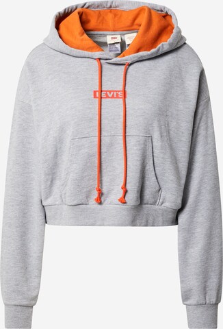 LEVI'S ® Суичър 'Graphic Laundry Hoodie' в сиво: отпред