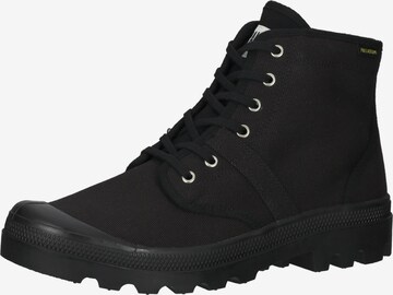 Palladium Lace-Up Boots in Black: front