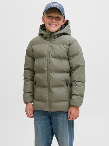 Giacca invernale di Jack & Jones Junior in grigio: frontale