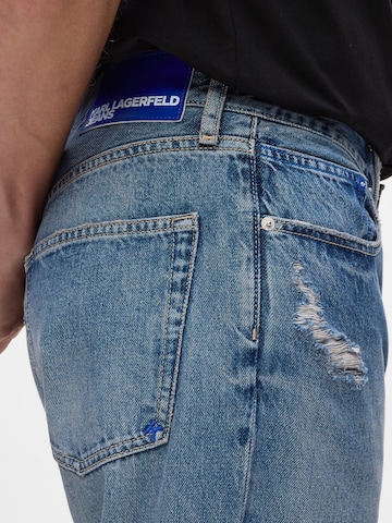 KARL LAGERFELD JEANS Zwężany krój Jeansy w kolorze niebieski