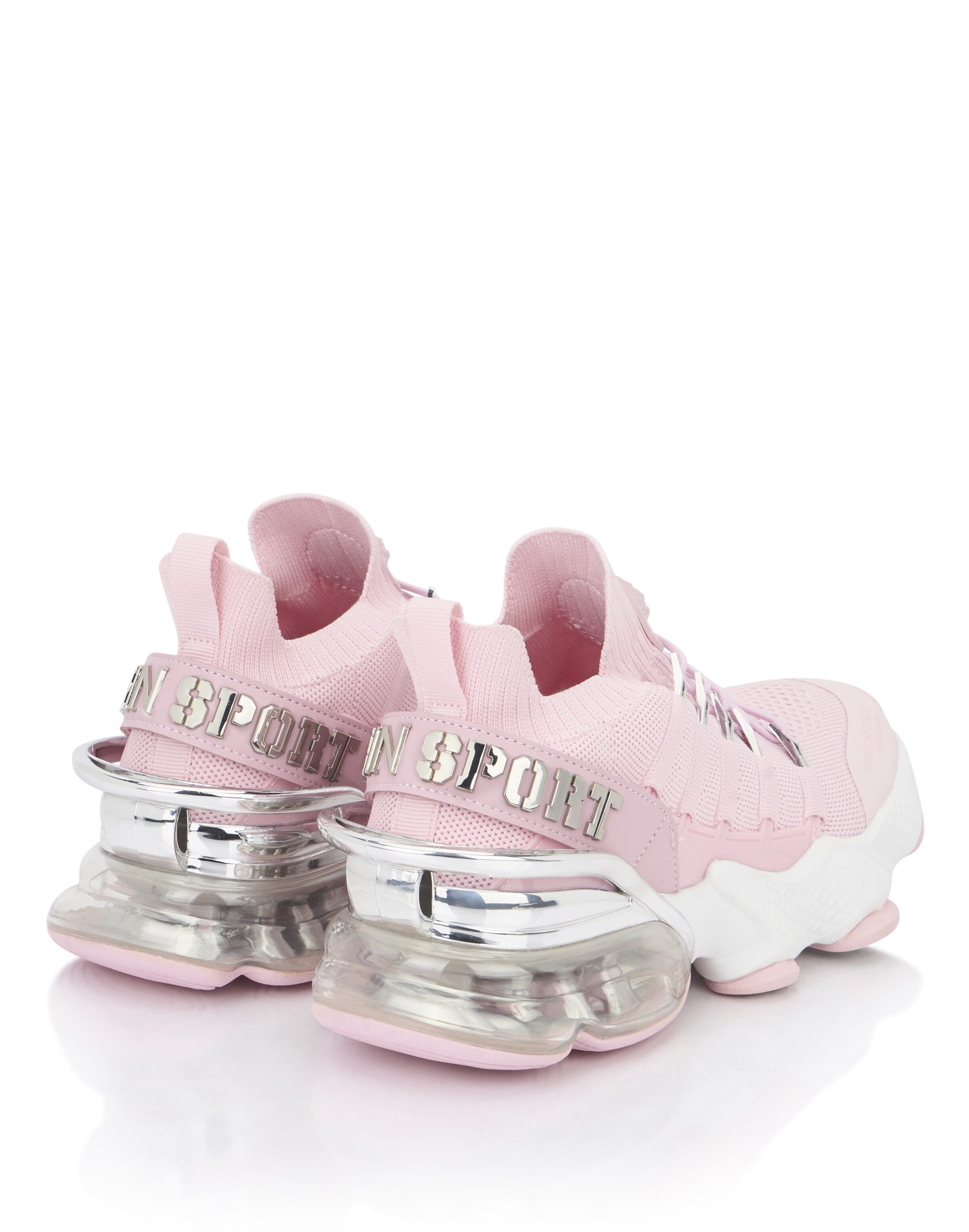 Plein Sport - Sapatilhas baixas 'Tiger Attack Gen. X.04' em rosa