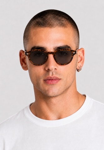 Lunettes de soleil 'Solan' Gianni Kavanagh en marron : devant