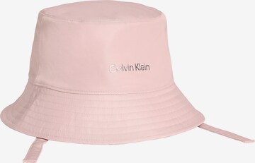 Calvin Klein Hat in Pink: front