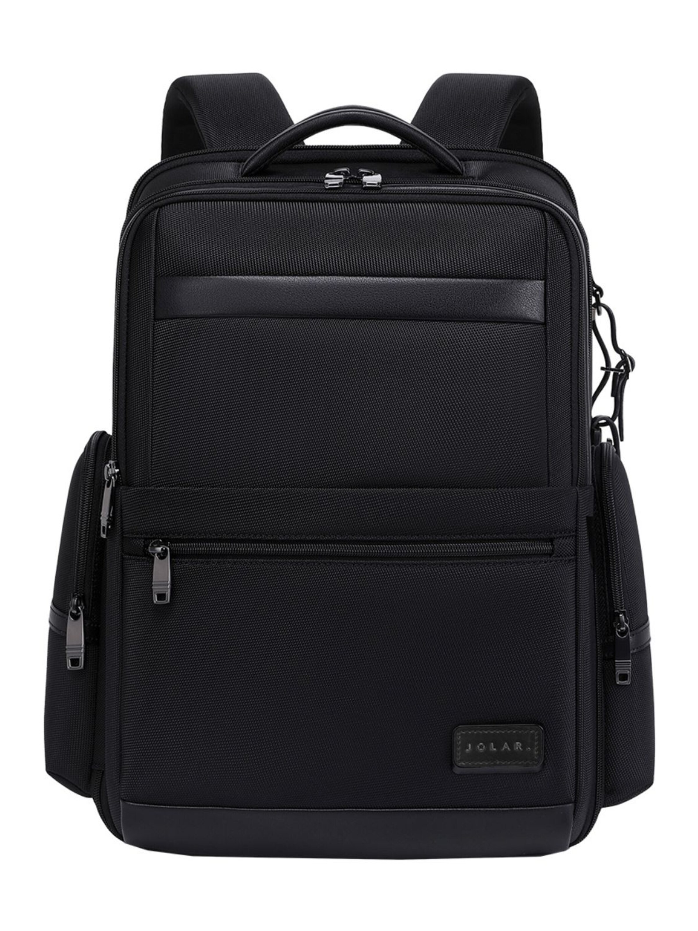 jolar Backpack in Black: front