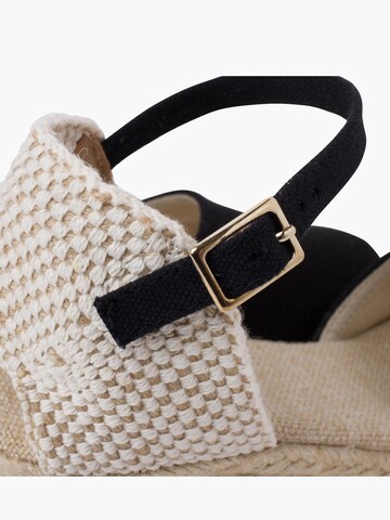 Sandales Pisamonas en noir