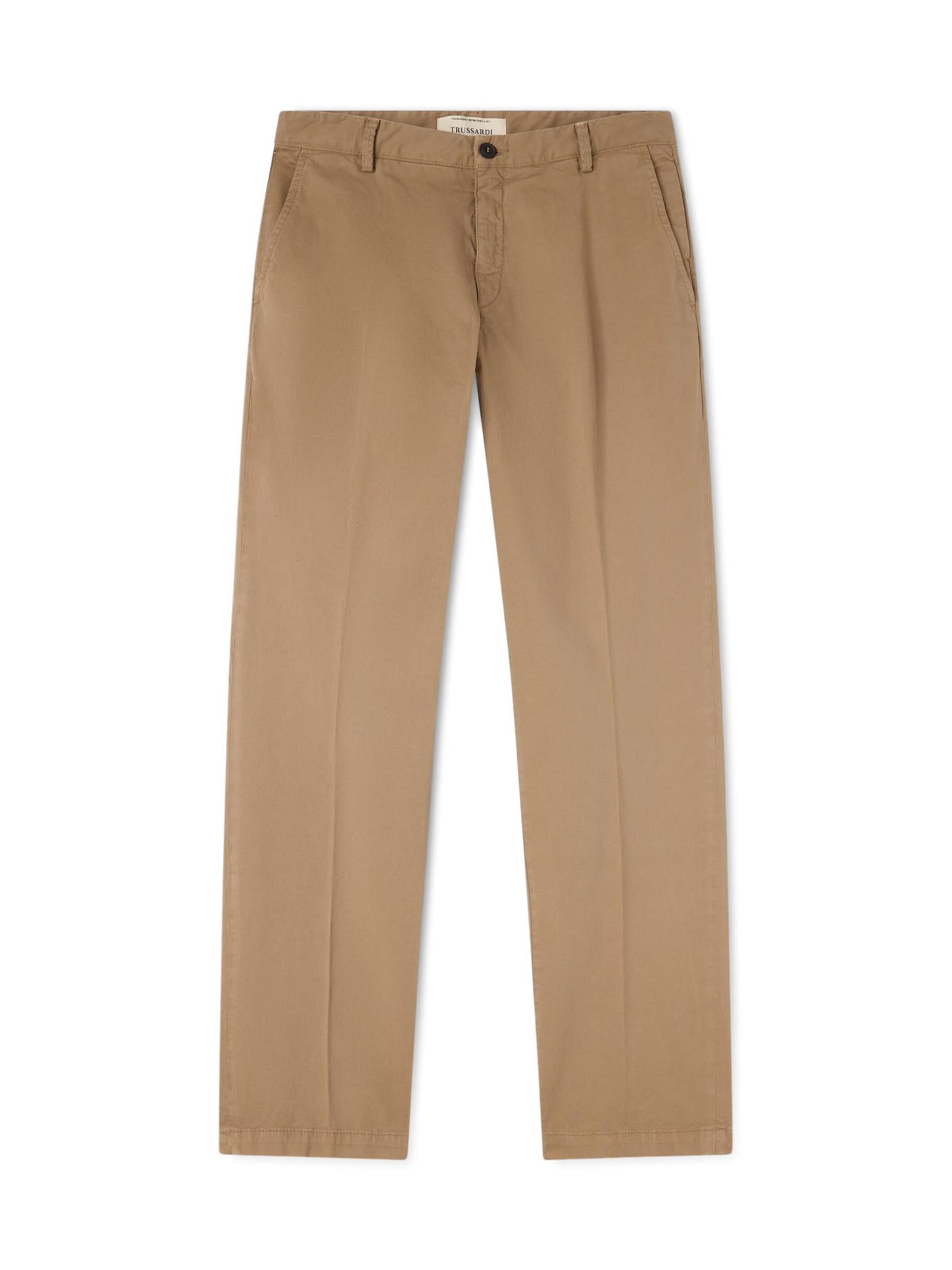 Trussardi Broek in Beige: voorkant