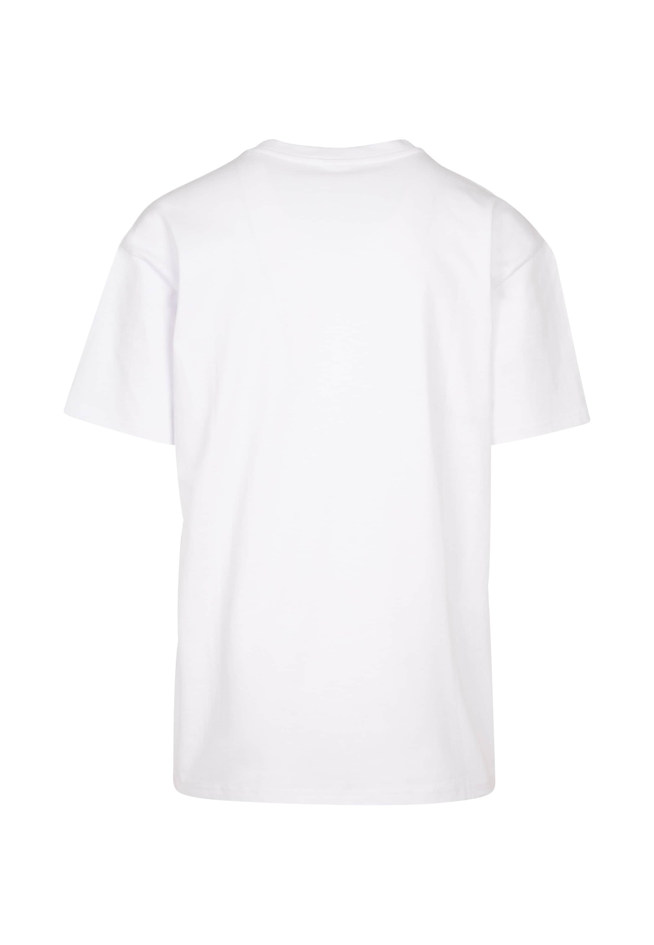 Urban Classics - Camisa 'Racing Bike' em branco
