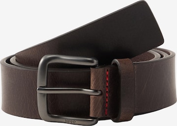 Ceinture 'Geffrey' HUGO en marron : devant