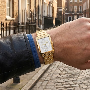 Lotus Uhr in Gold: Vorderseite