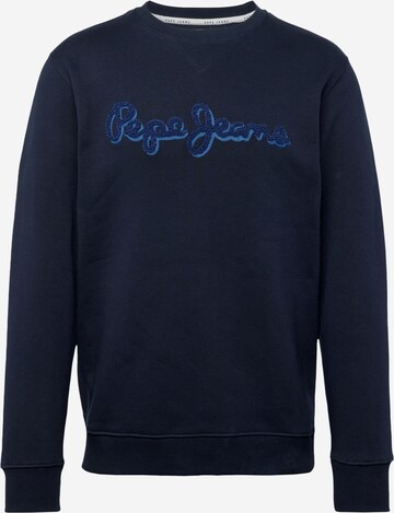 Pepe Jeans Sweatshirt 'Ryan' in Blue: front