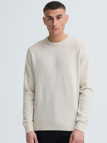 !Solid Pullover in Beige: Vorderseite