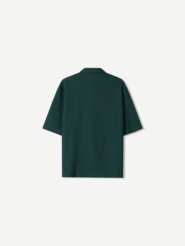 Coupe regular Chemise Bershka en vert