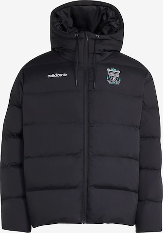 ADIDAS PERFORMANCEPrijelazna jakna 'Liverpool FC EQT' - crna boja: prednji dio