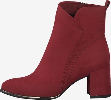 MARCO TOZZI Ankle Boots in Red