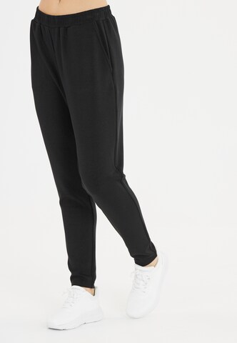 ENDURANCE Regular Sports trousers 'Jade' in Black: front