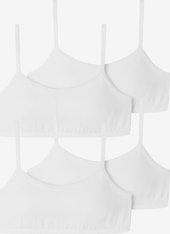 SCHIESSER Undershirt ' 95/5 Organic Cotton ' in White: front