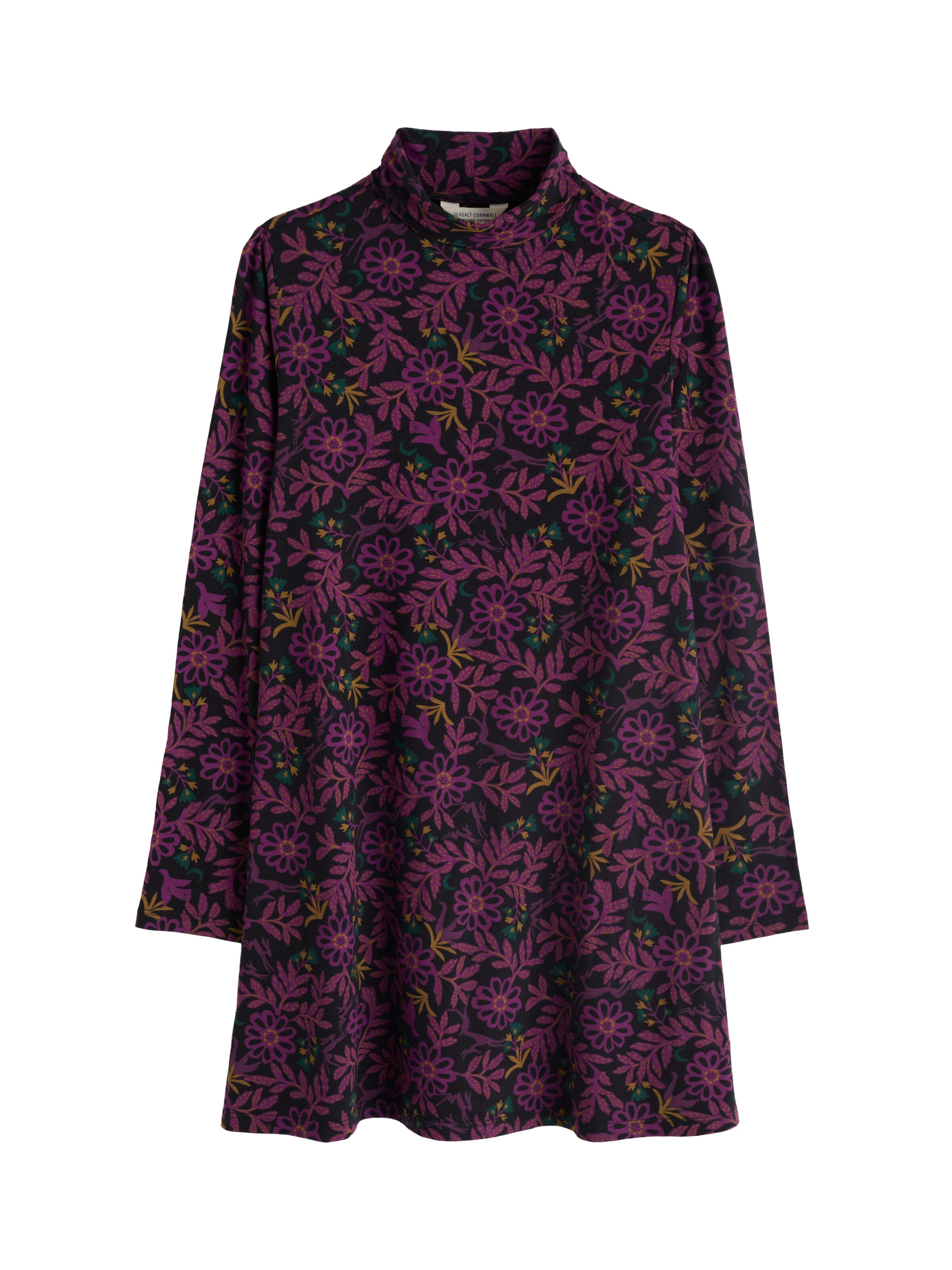 Seasalt Cornwall Blouse 'Grass Kelp' in Lila: voorkant