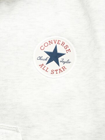 CONVERSE - Sudadera con cremallera en gris
