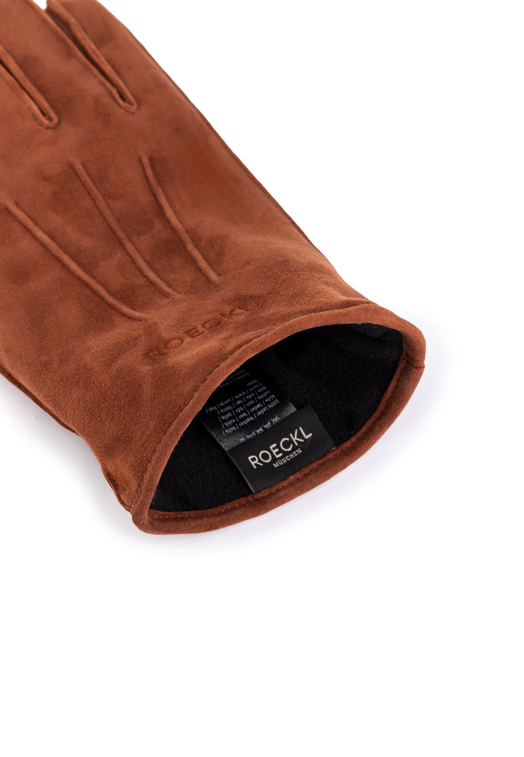 Roeckl Vingerhandschoenen ' HUDSON ' in Bruin
