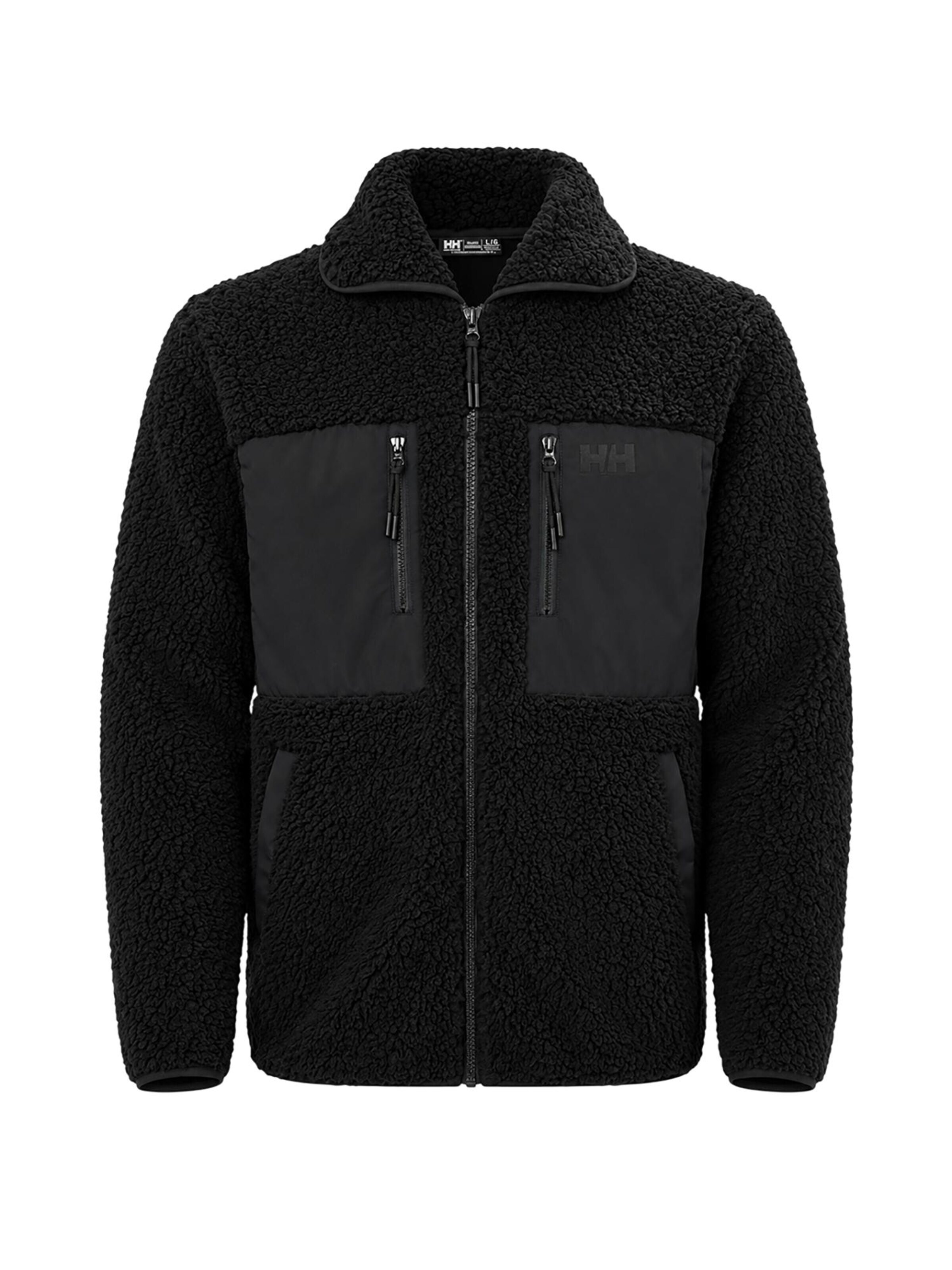 HELLY HANSEN Fleece Jacket 'Moonlit Pile' in Black: front