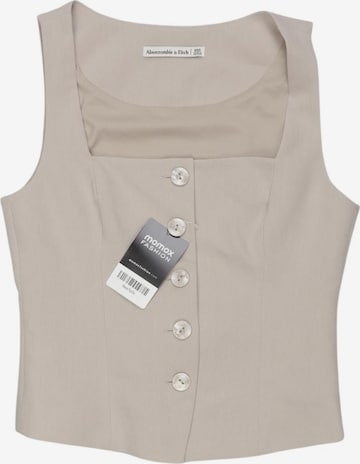 Abercrombie & Fitch Weste XXS in Beige: Vorderseite