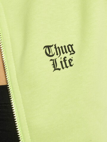 Giacca di felpa 'Mosh' di Thug Life in verde