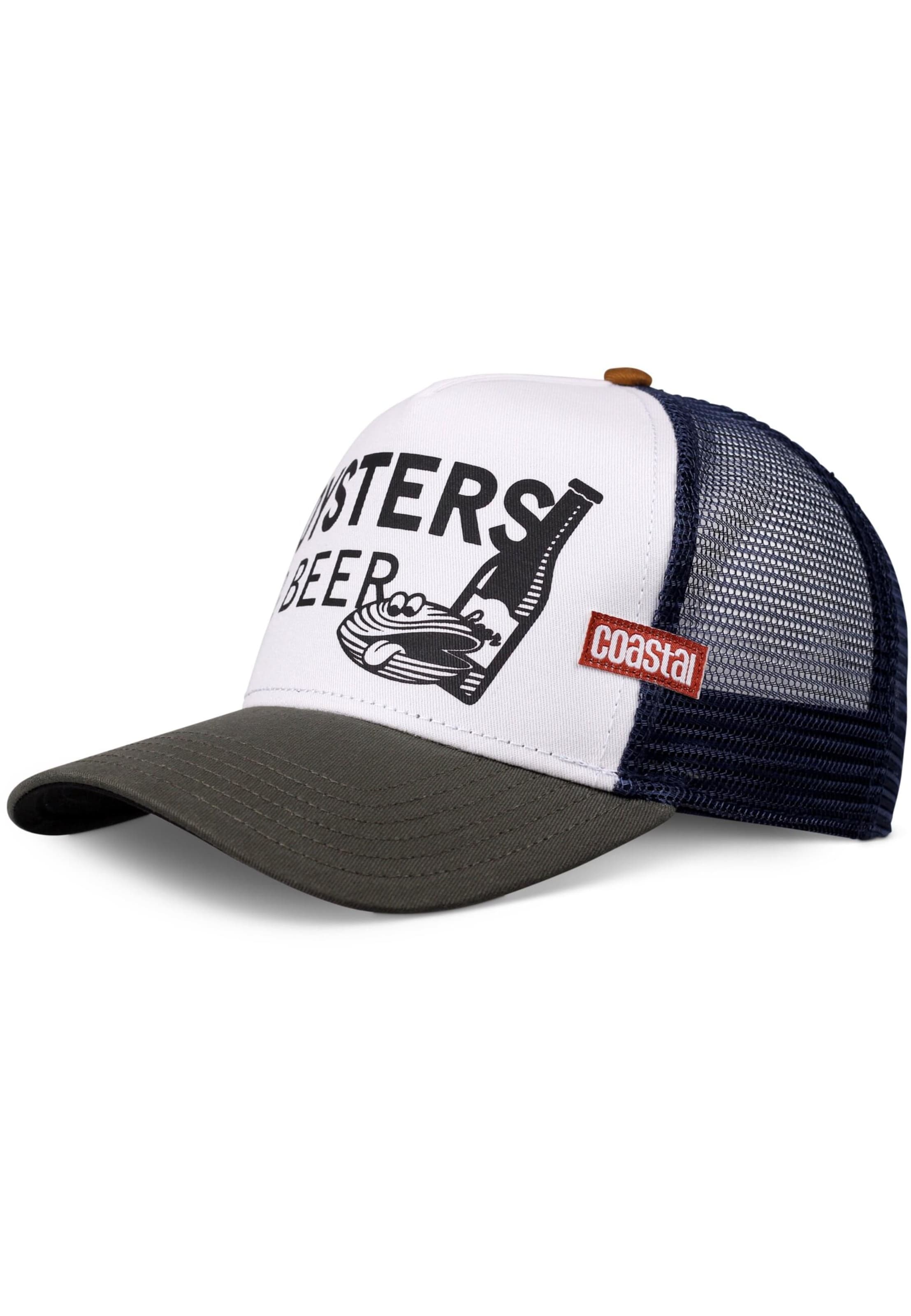 Coastal Pet 'Oysters & Beer' in Wit: voorkant