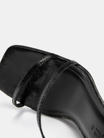 Sandales Pull&Bear en noir