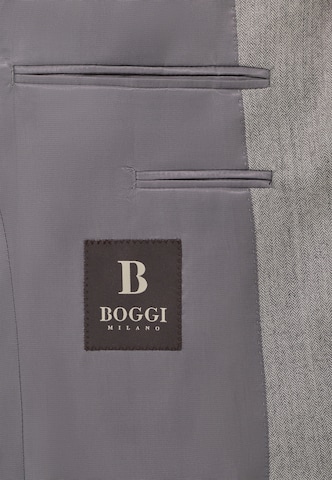 Boggi Milano Regular Suit 'Herringbone' in Grey
