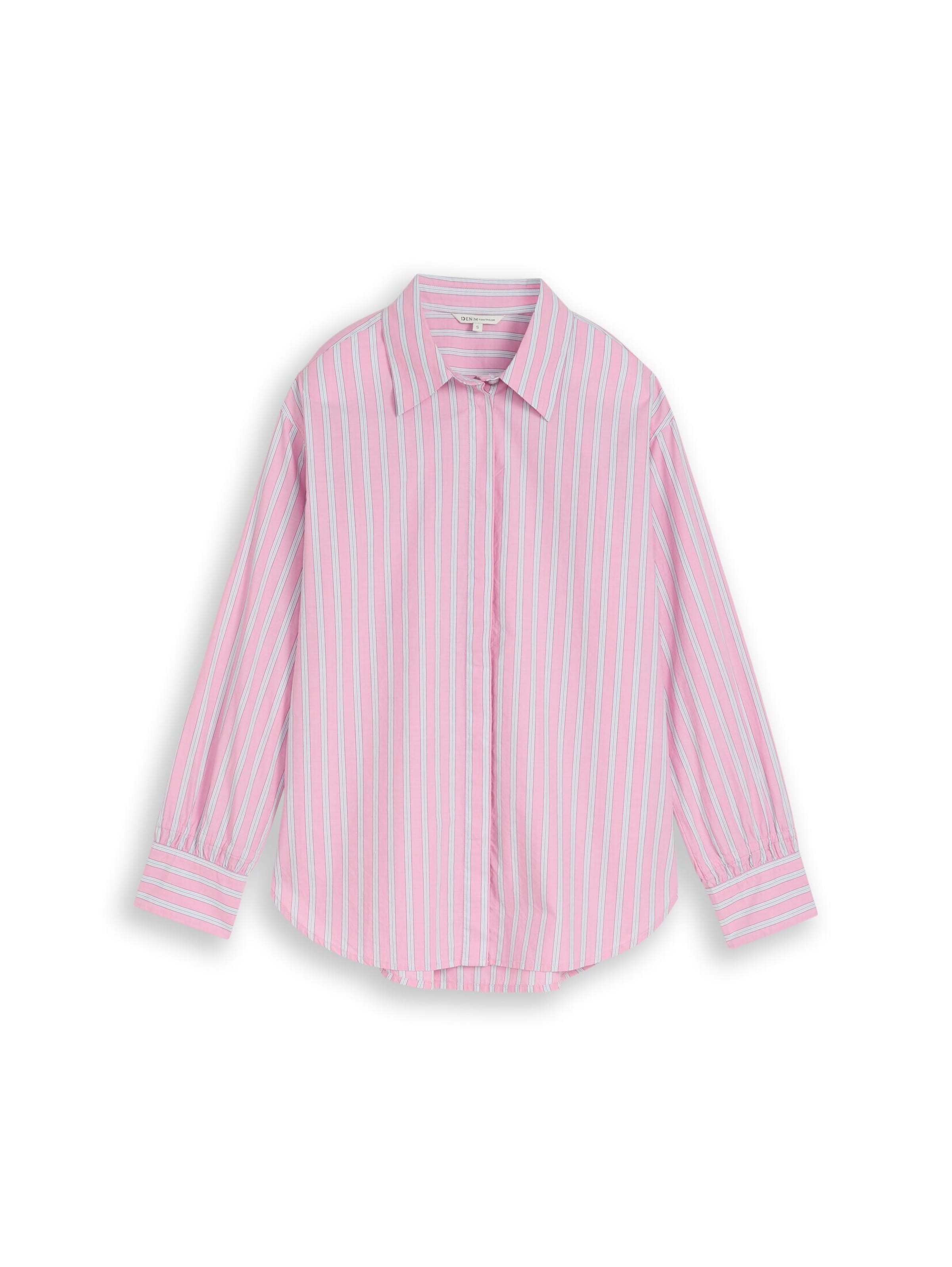 TOM TAILOR DENIM Blouse in Roze: voorkant
